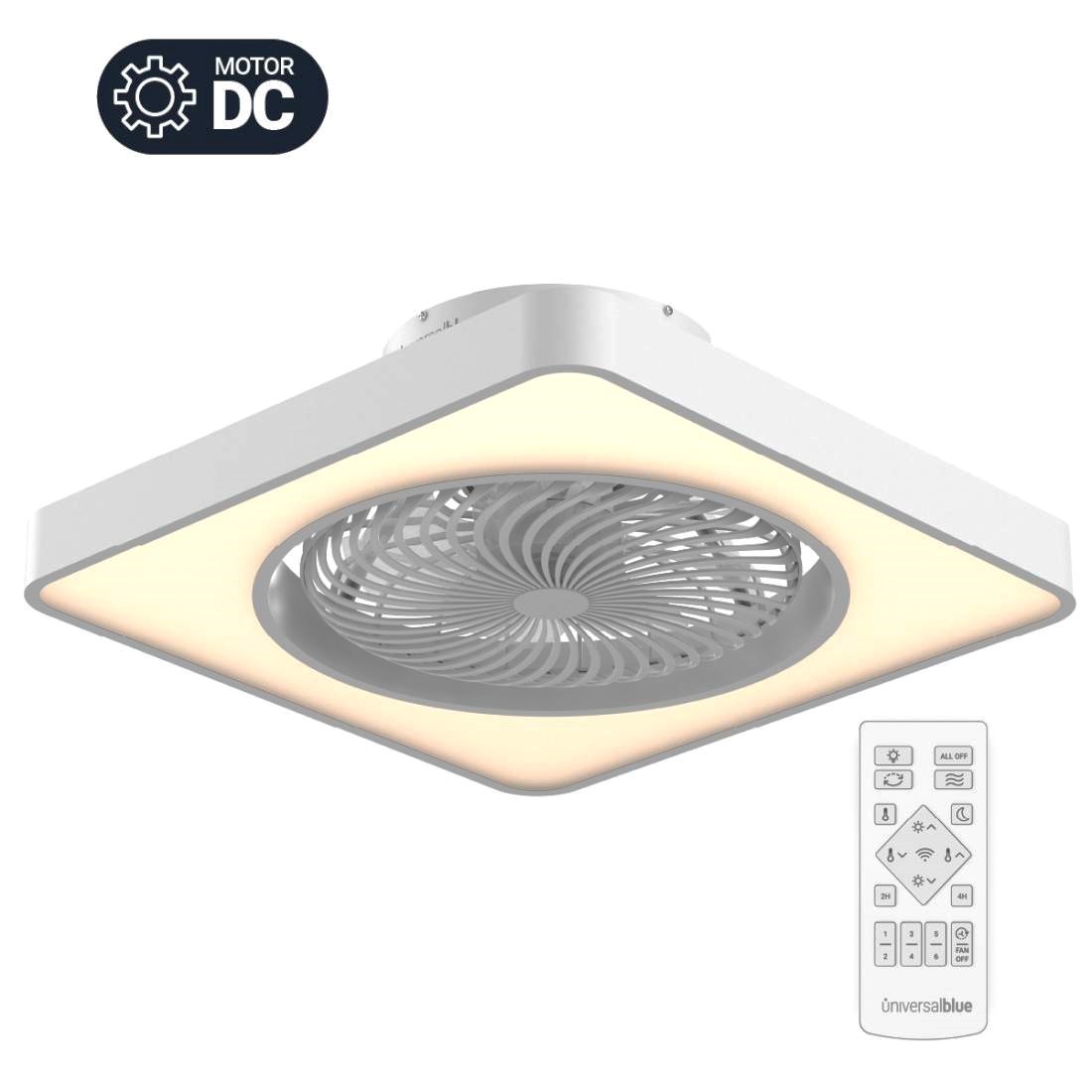 Ventilador de techo Universal Blue SOLANO 7048W DC Wifi 48cm